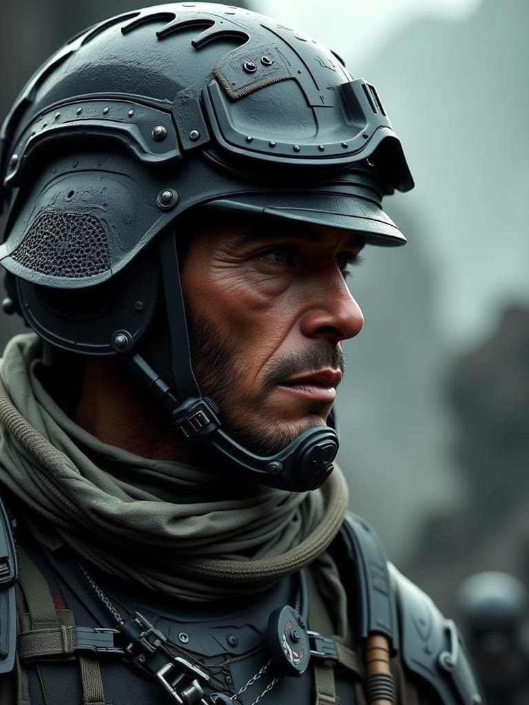 Tactical Operative in Operational Camouflage