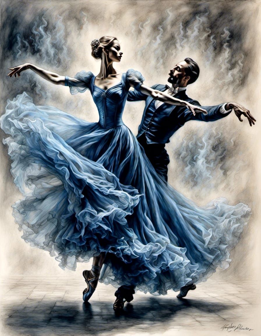 Dancers in Blue 06