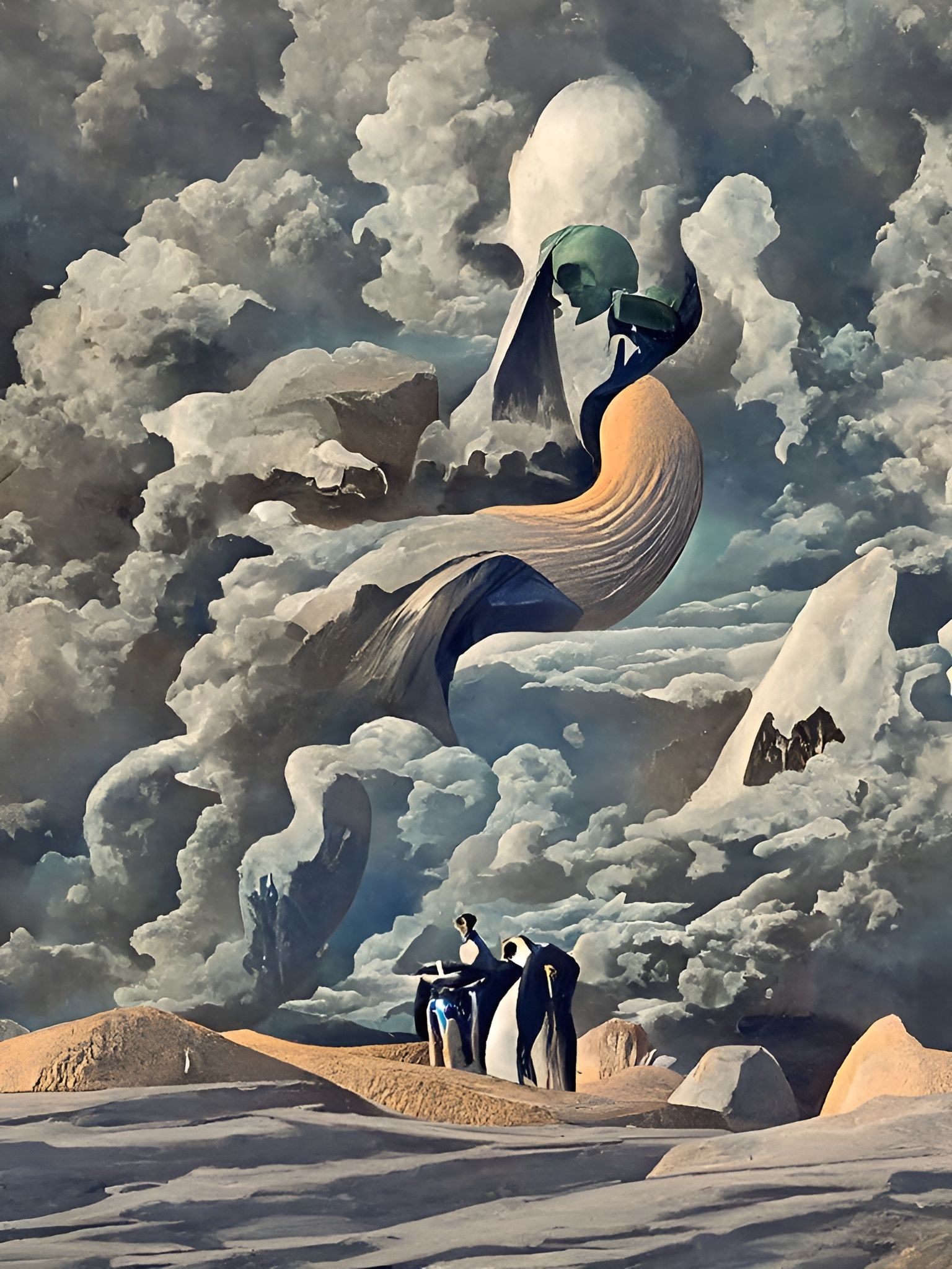 Psychedelic Surreal Landscape Painting in 8K