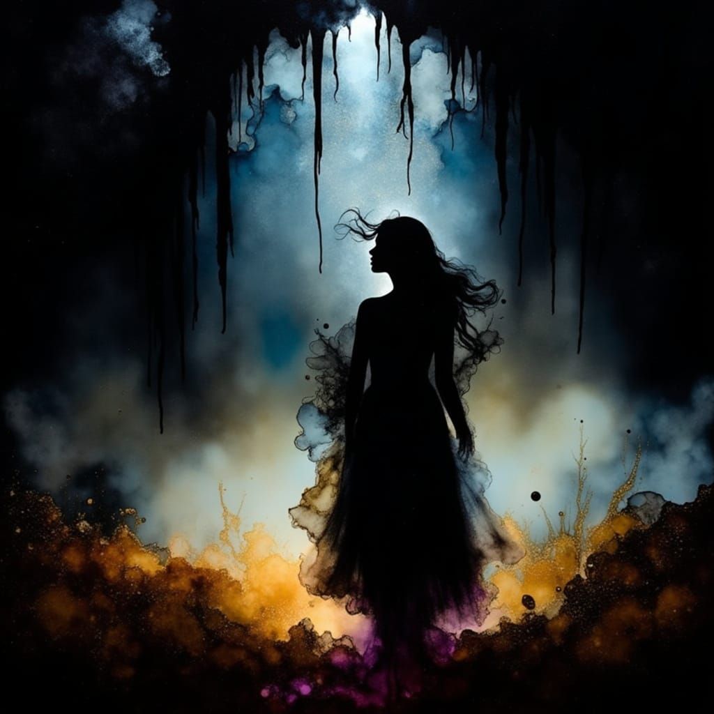 Vibrant Alcohol Ink Abstract Art