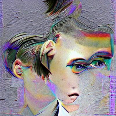 Androgynous Figure in Minimalist Style