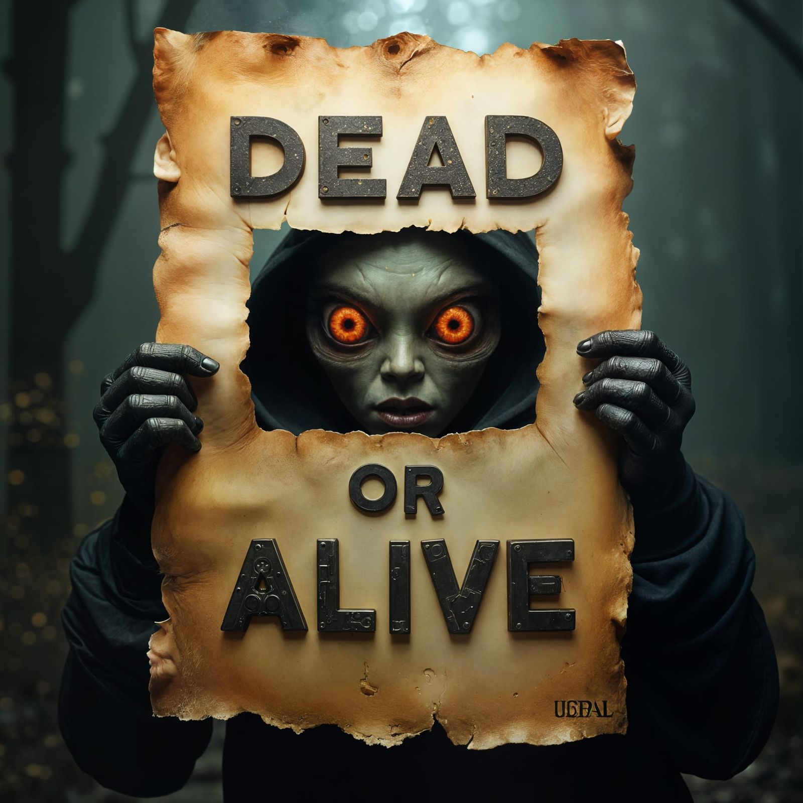 Surreal Warrant Hides Alien, Portrait Photography