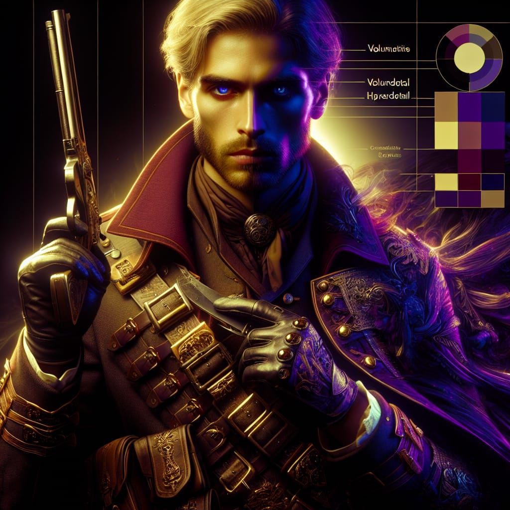 Dark Fantasy Soldier Character Portrait