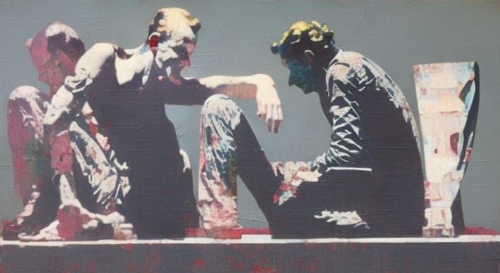 Dreamy Monster in Pop Art Style