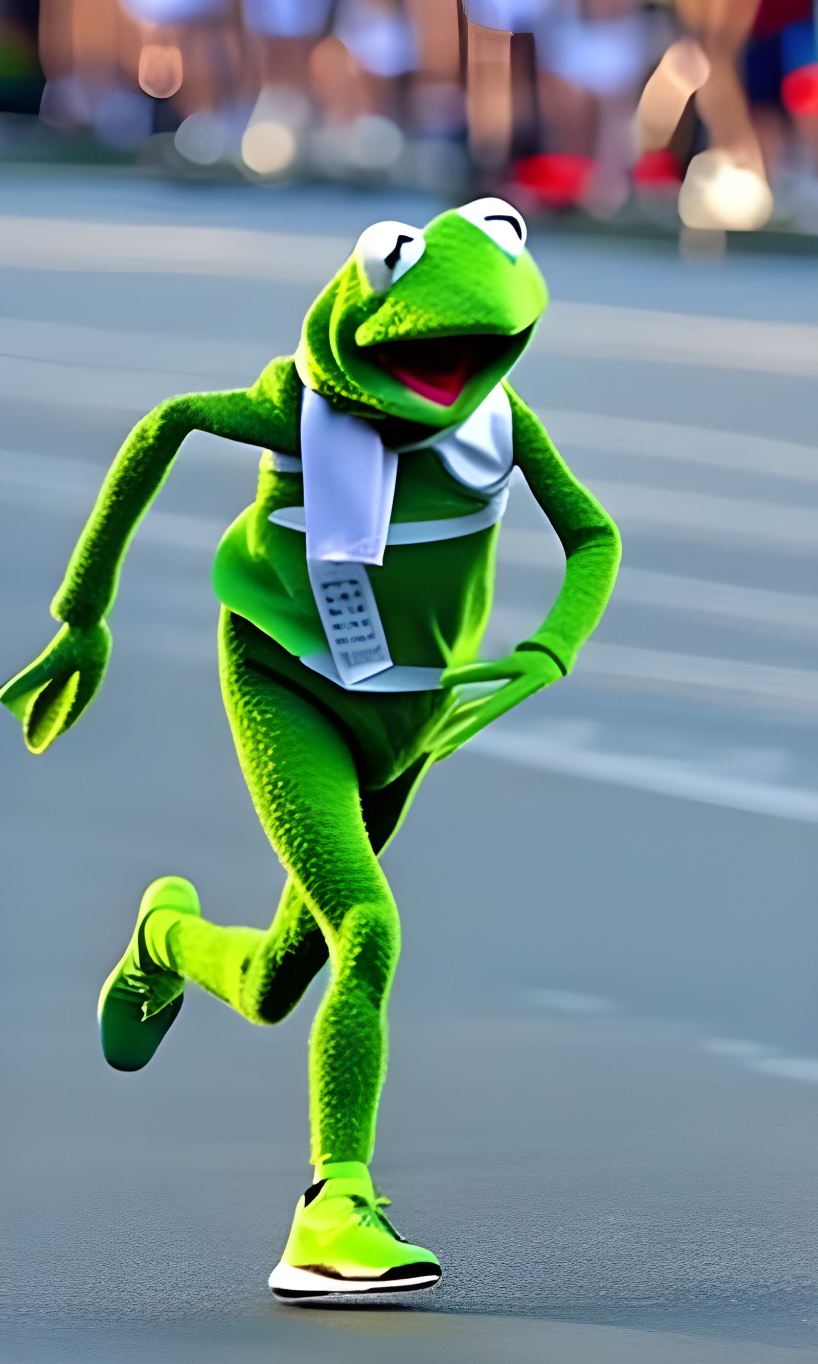 Kermit the Frog Runs a Marathon