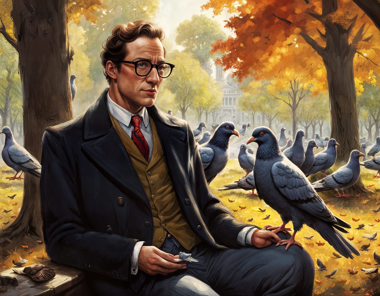 Sinister Park Scene Inspired by Tom Lehrer