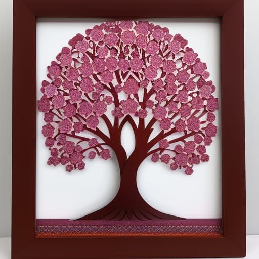 Carved Cherry Blossom