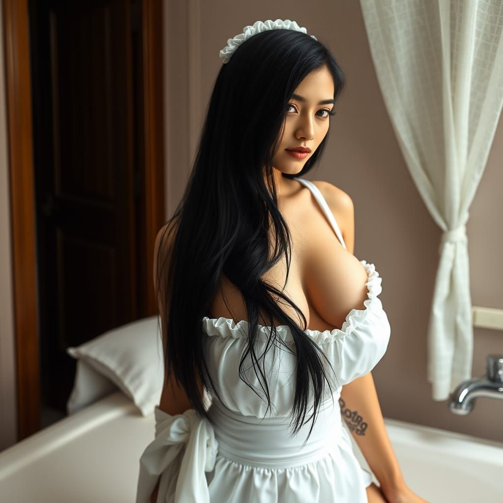 Ultra-Realistic Image of a French Housekeeper