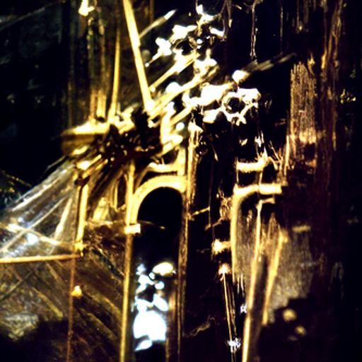 Musical Diamonds Illuminate Gothic Underground Cathedral