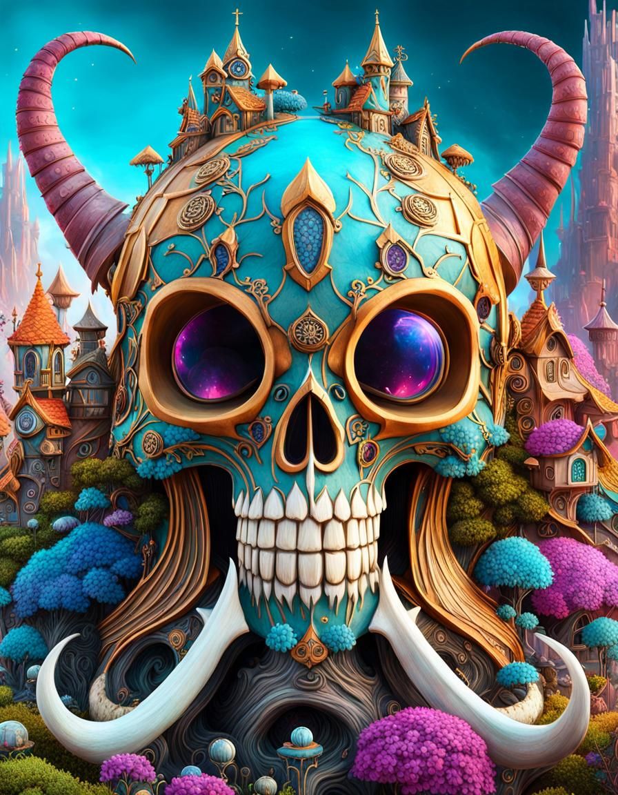 Jewled Skull Academy