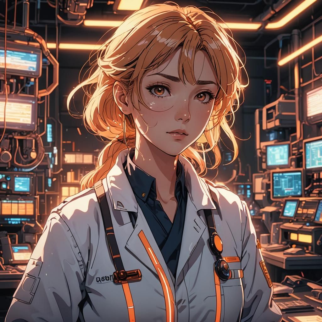 Scientist's Anime Adventure into Sci-Fi World