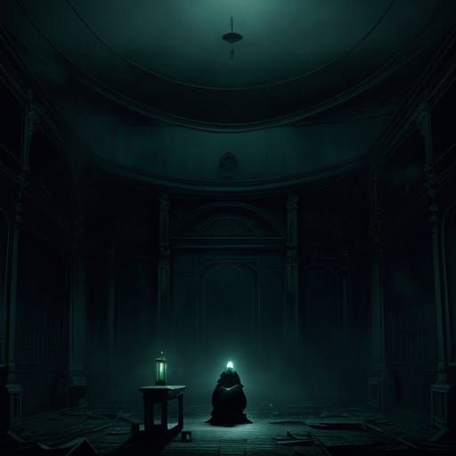 Dark Fantasy Illustration of the Enigmatic No Face