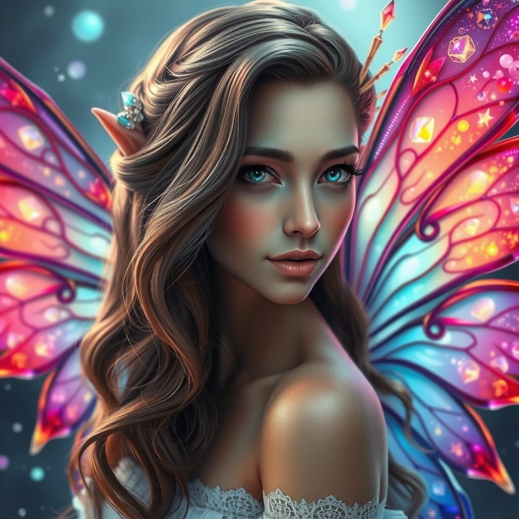 Elemental Fae in Magical Dreamscape Fantasy World