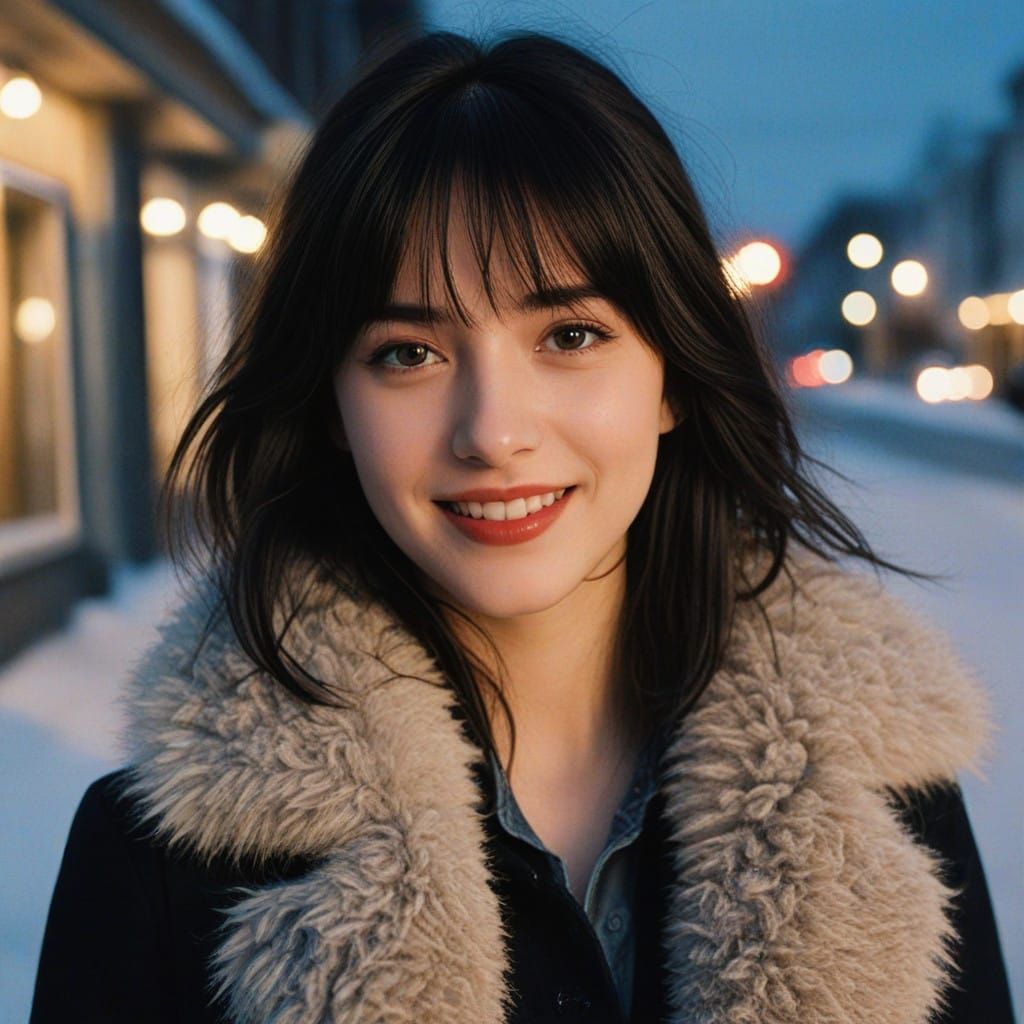 Youthful Confident Teen Girl Captured in Cinematic Style