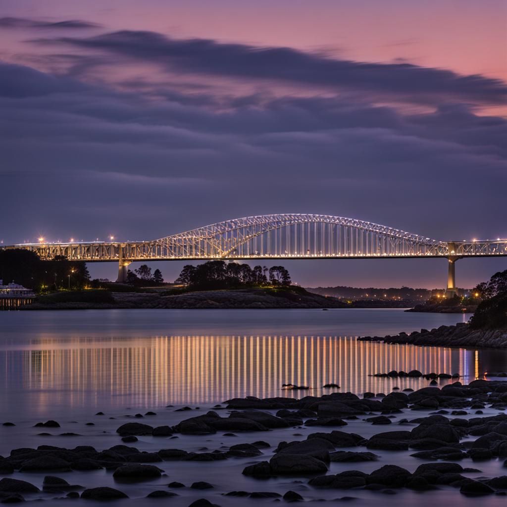Metropolis Bridge at Dusk