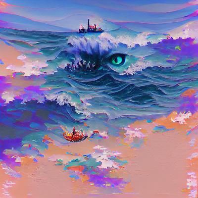 AI Generated Ocean Scene