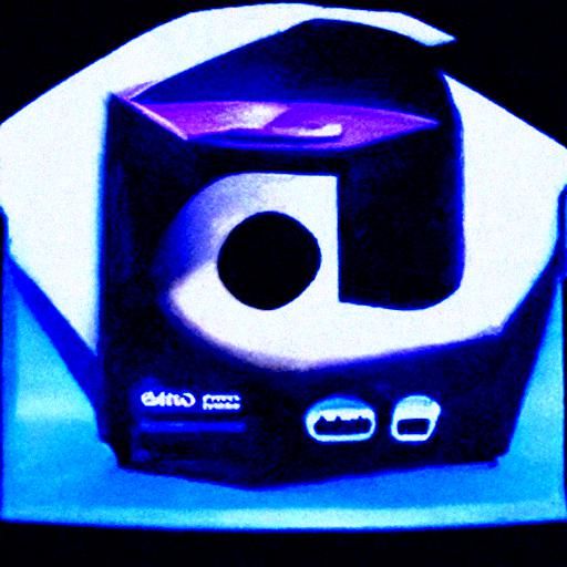 Nintendo GameCube Rendered as Digital Art