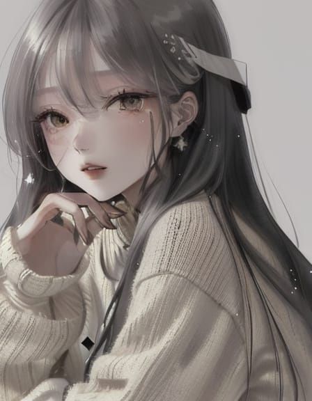 Hyper-Realistic Portrait of a Girl in Pastel Hues