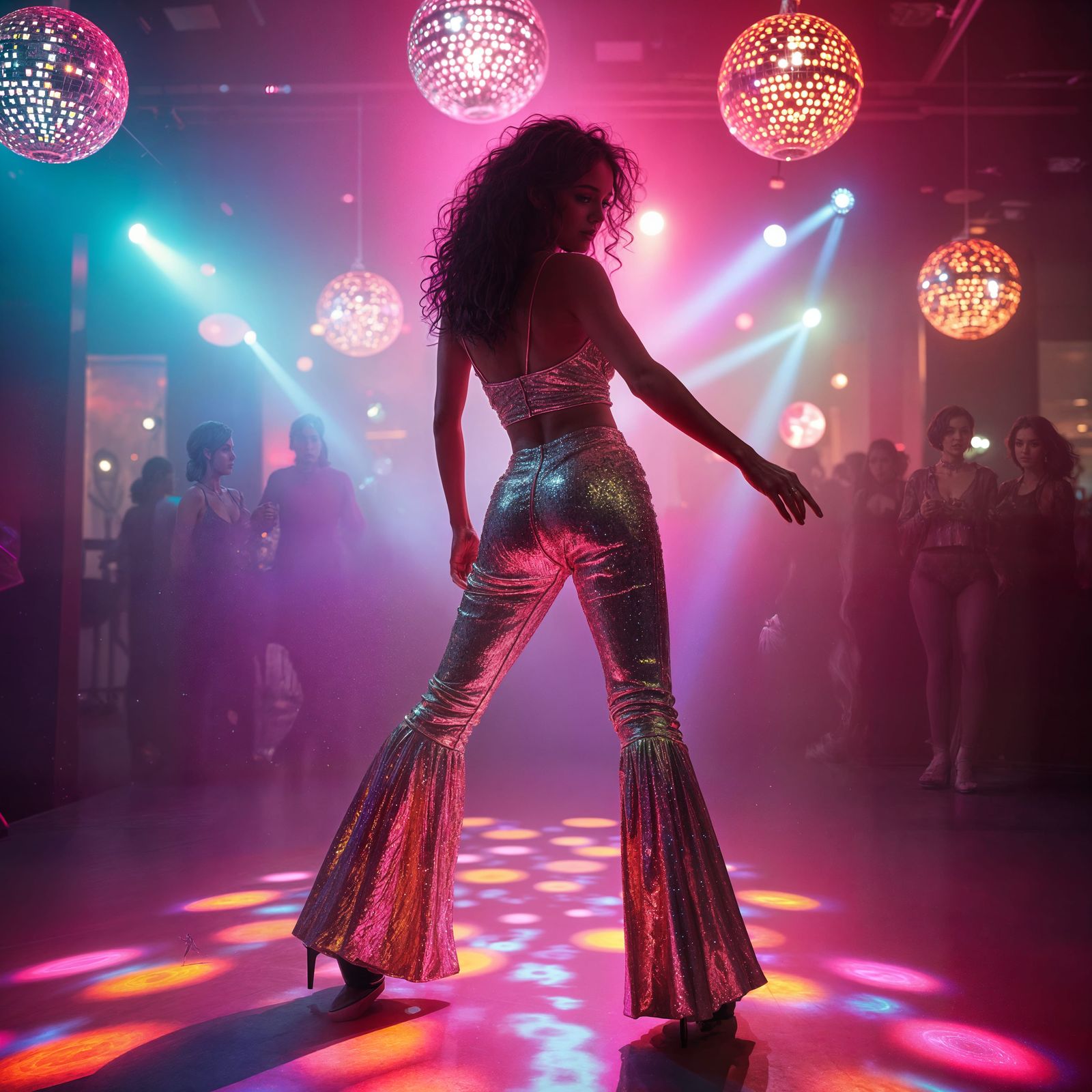 Disco Fever in Retro Glamour