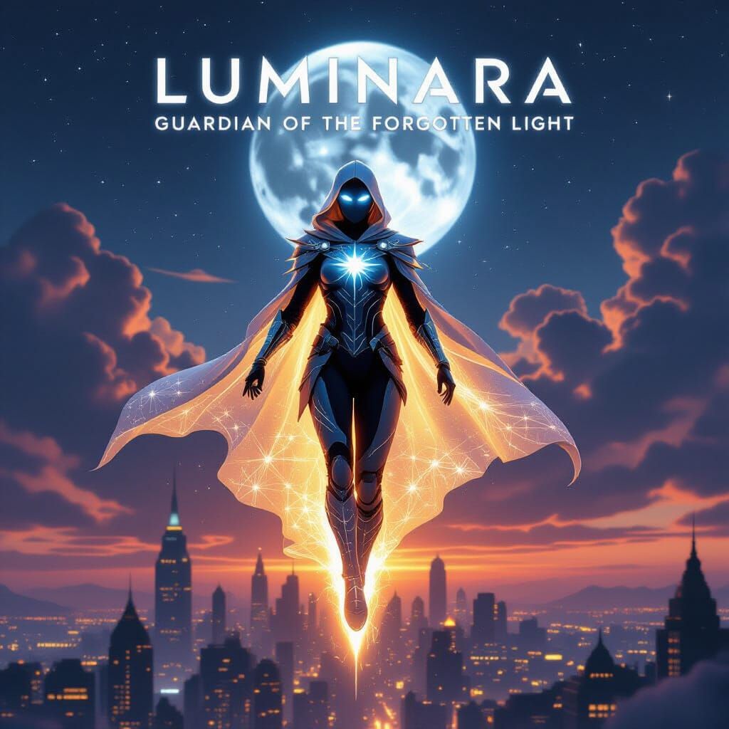 Luminara: Guardian of Forgotten Light in Sci-Fi Epic