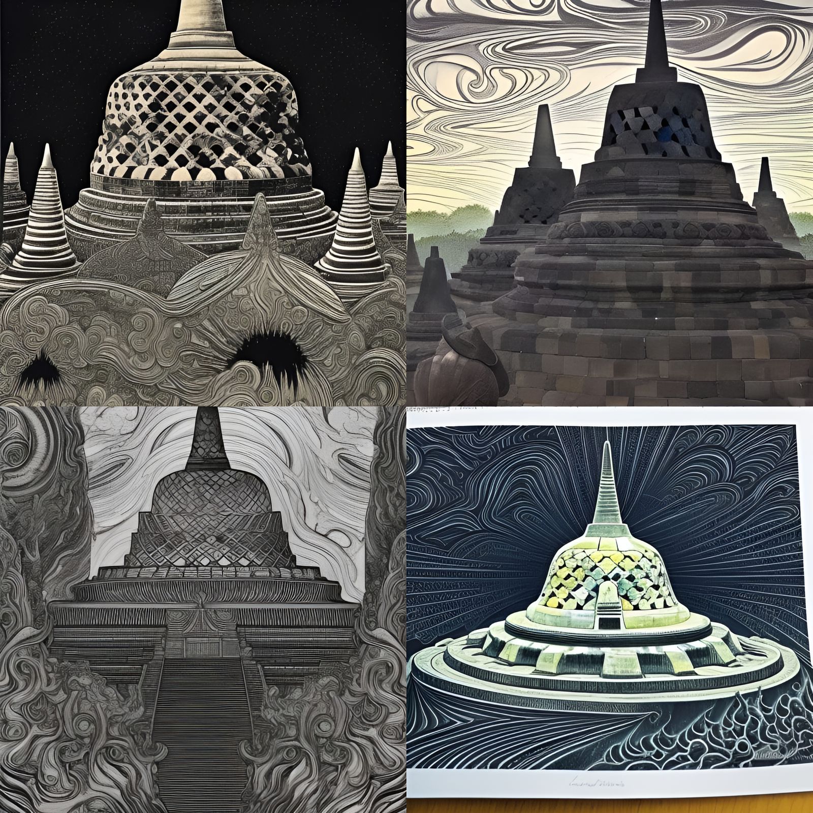 The Borobudur Temple of Buddhism