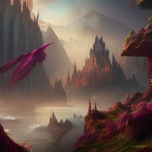 Fantastical Character Art in Deep Color