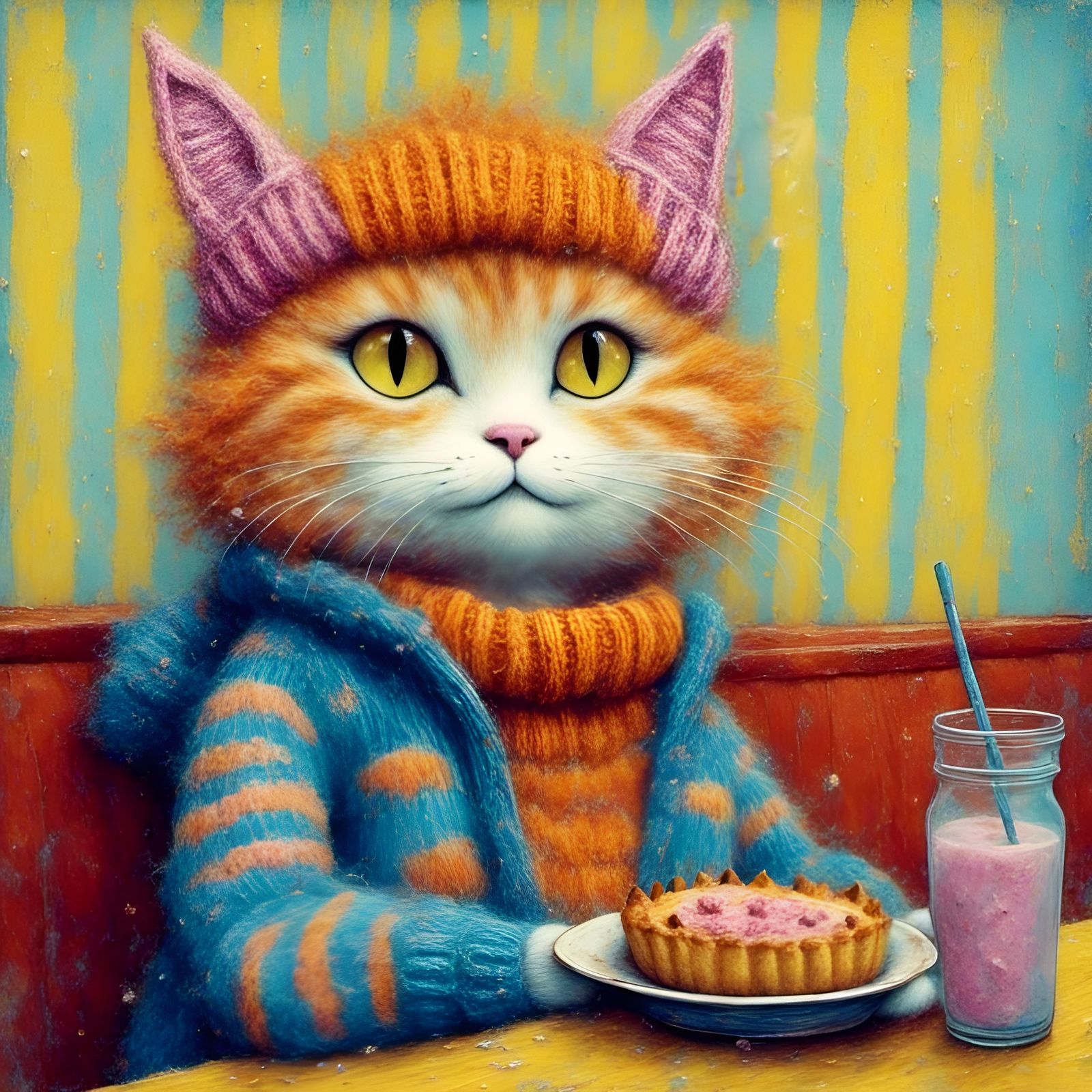 Yes, I'm having a sweet tooth. 🧁😼