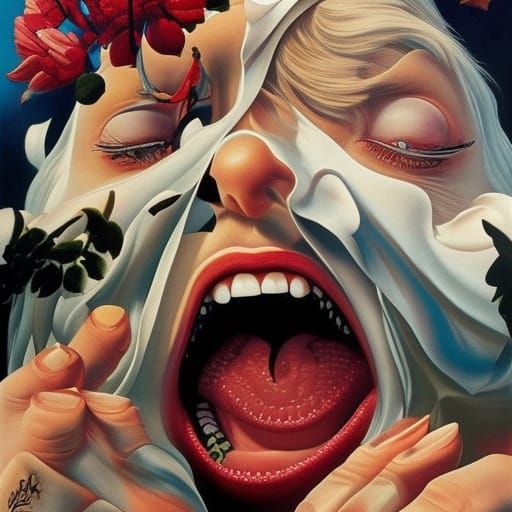 Exuberant Expression in Monochromatic Modern Art