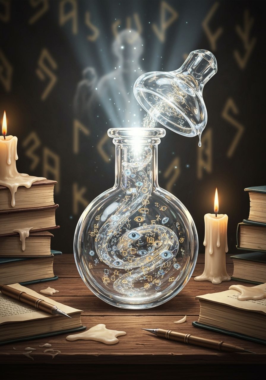 Mysterious Luminous Elixir Reveals Hidden Secrets