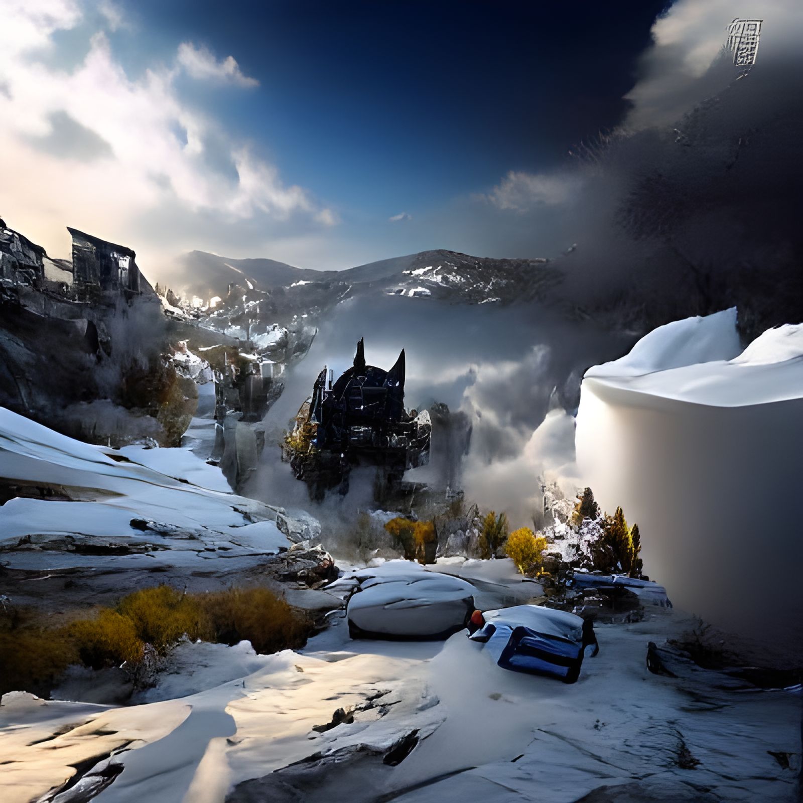 Blizzard in Unreal Engine: A Matte Painting