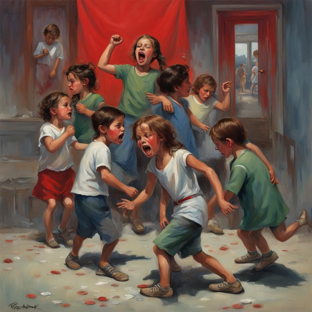 Sinister Children's Rhyme in a Pandemic Scene