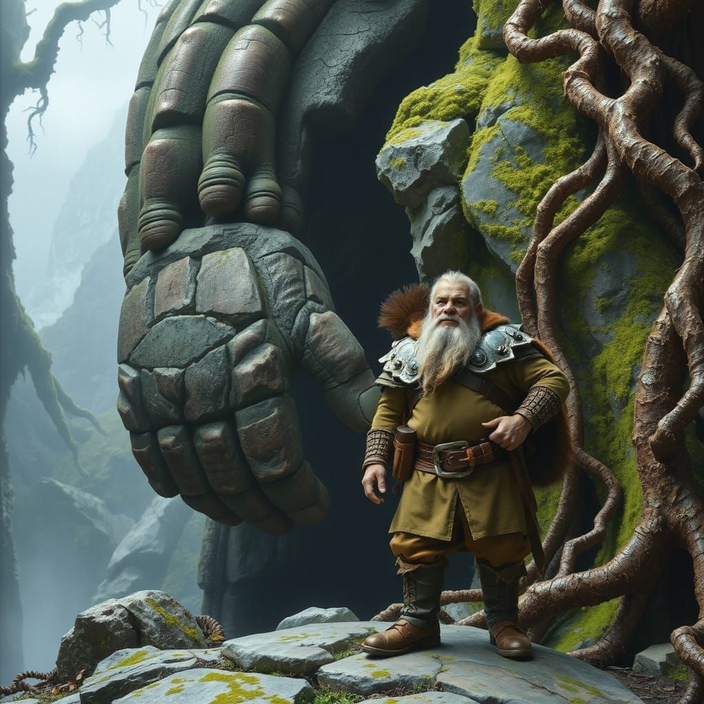 Maggar at the cave of the sleeping sentry