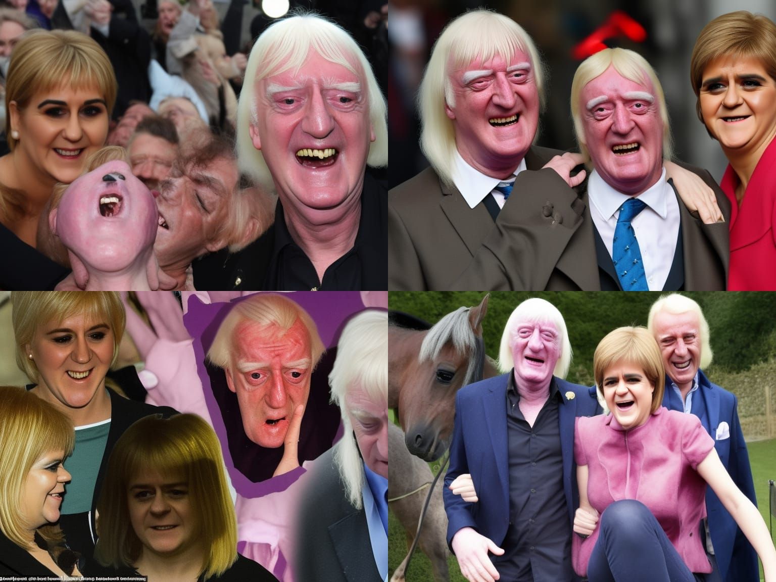 Disturbing Horror Image: Grotesque Extravaganza