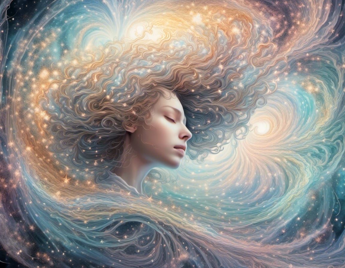 Pastel Chalk Art: Swirling Dreams of Eden