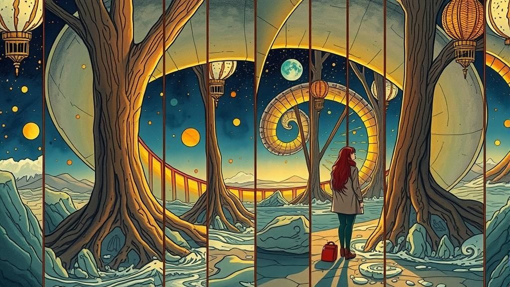 Futurist Graphic Novel: Steps Retraced