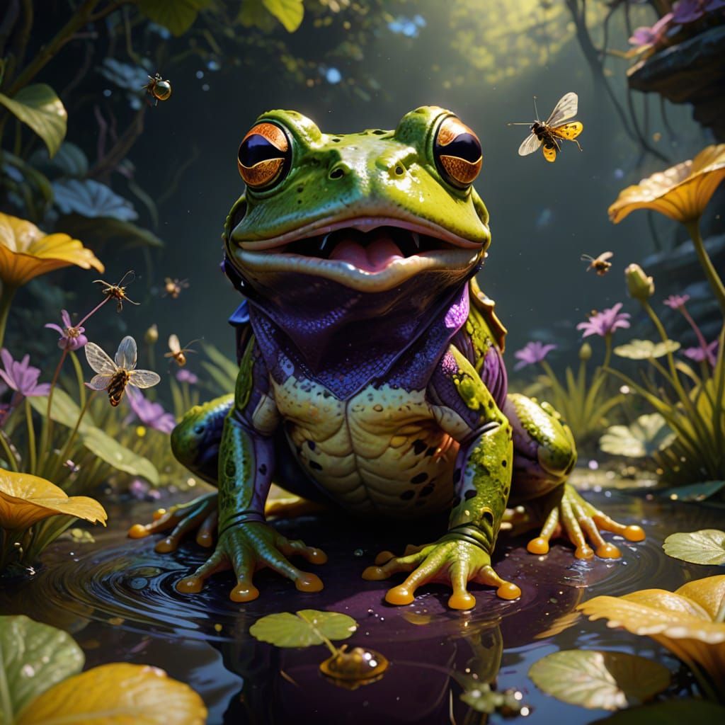 Fantasy Frog Leaps into Dark Fantasy Realm
