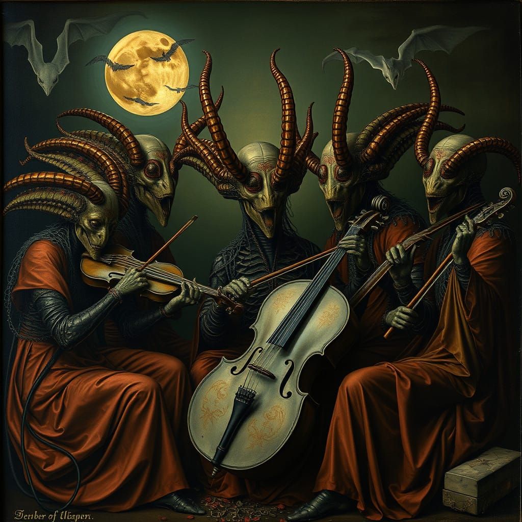 Ethereal Metal Orchestra in a Hellish Alien Realm