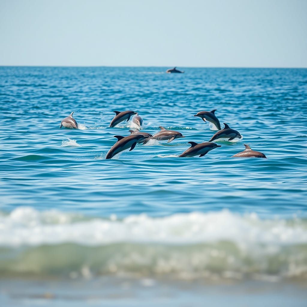 Serenely Calm Ocean in Soft Light