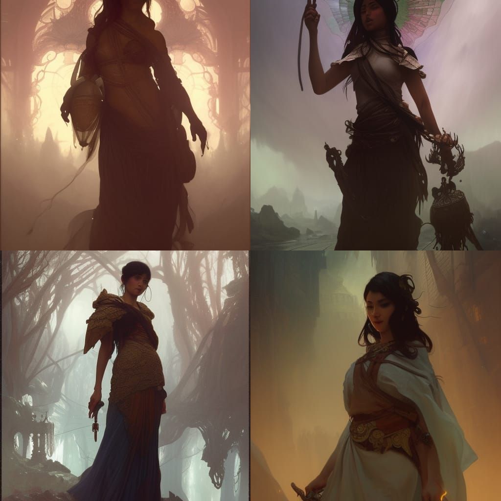 Mexico Gijinka in Dark Fantasy Style