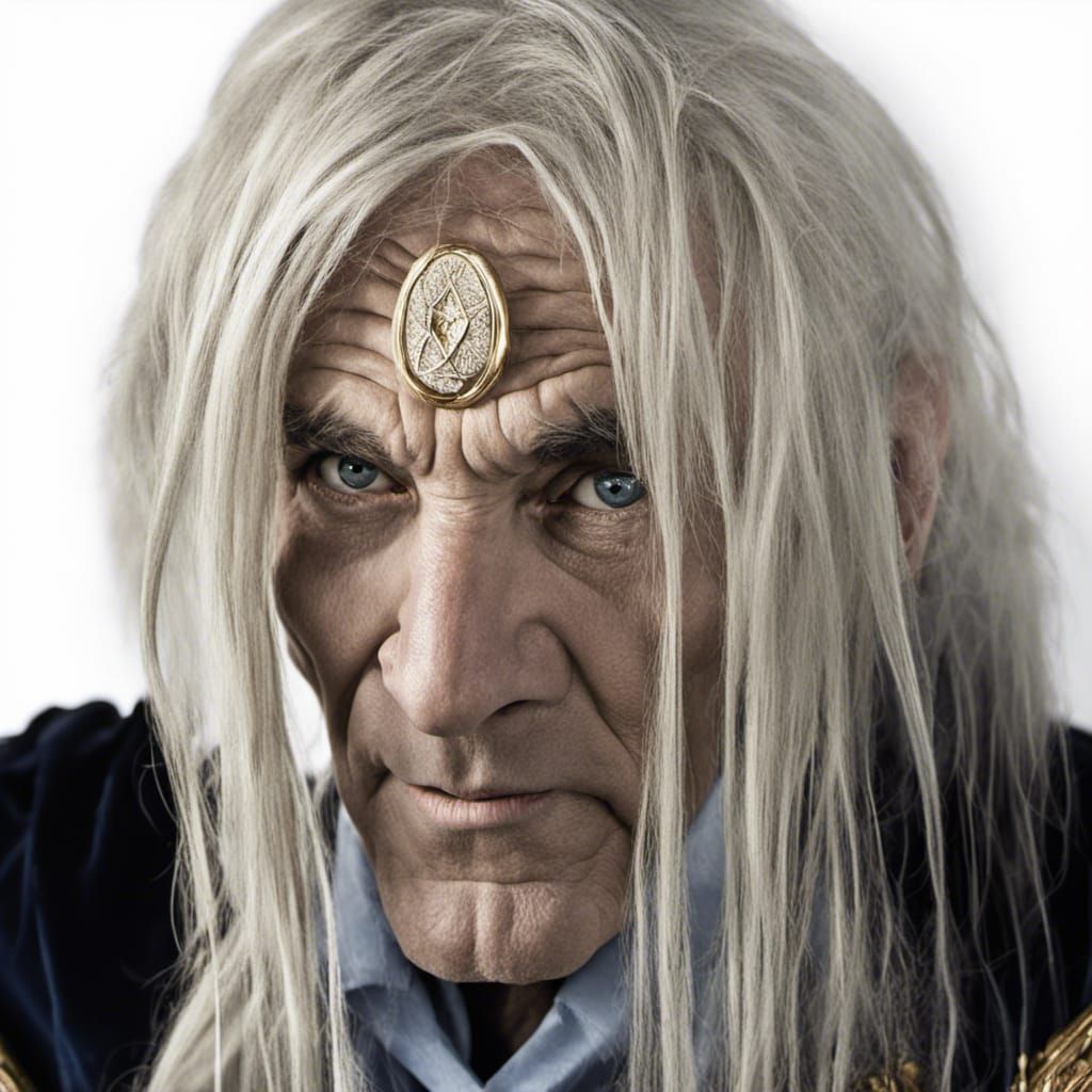 Surprised Elf Wizard Portrait with Studio Lighting