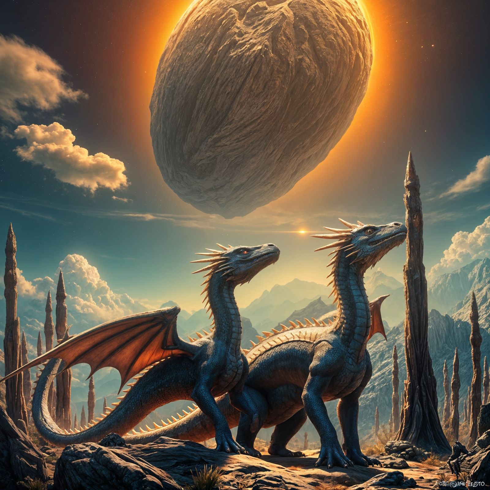 Dragon and Dina Spurs Confront Threatening Asteroid in Breat...