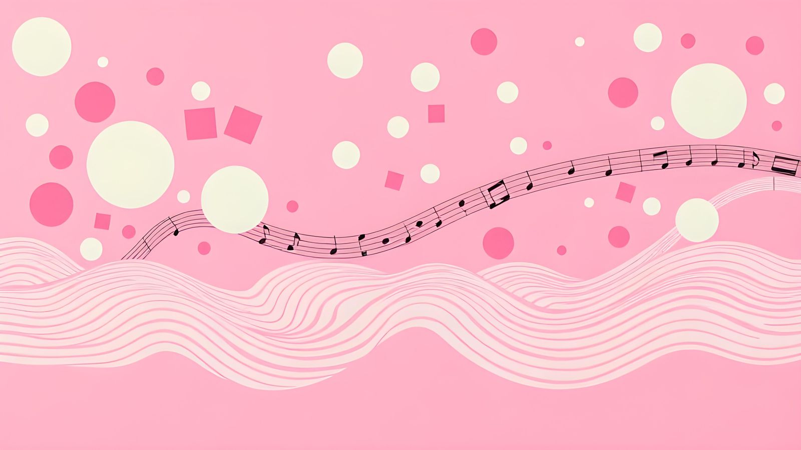 Kaleidoscopic Pink Graphic Score by Murakami