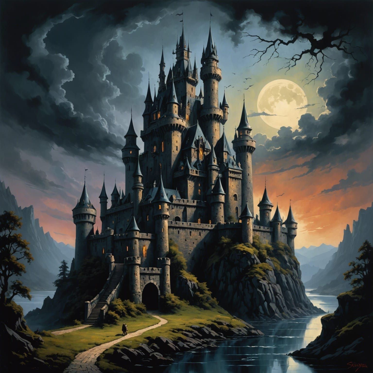 Dark Fantasy Castle