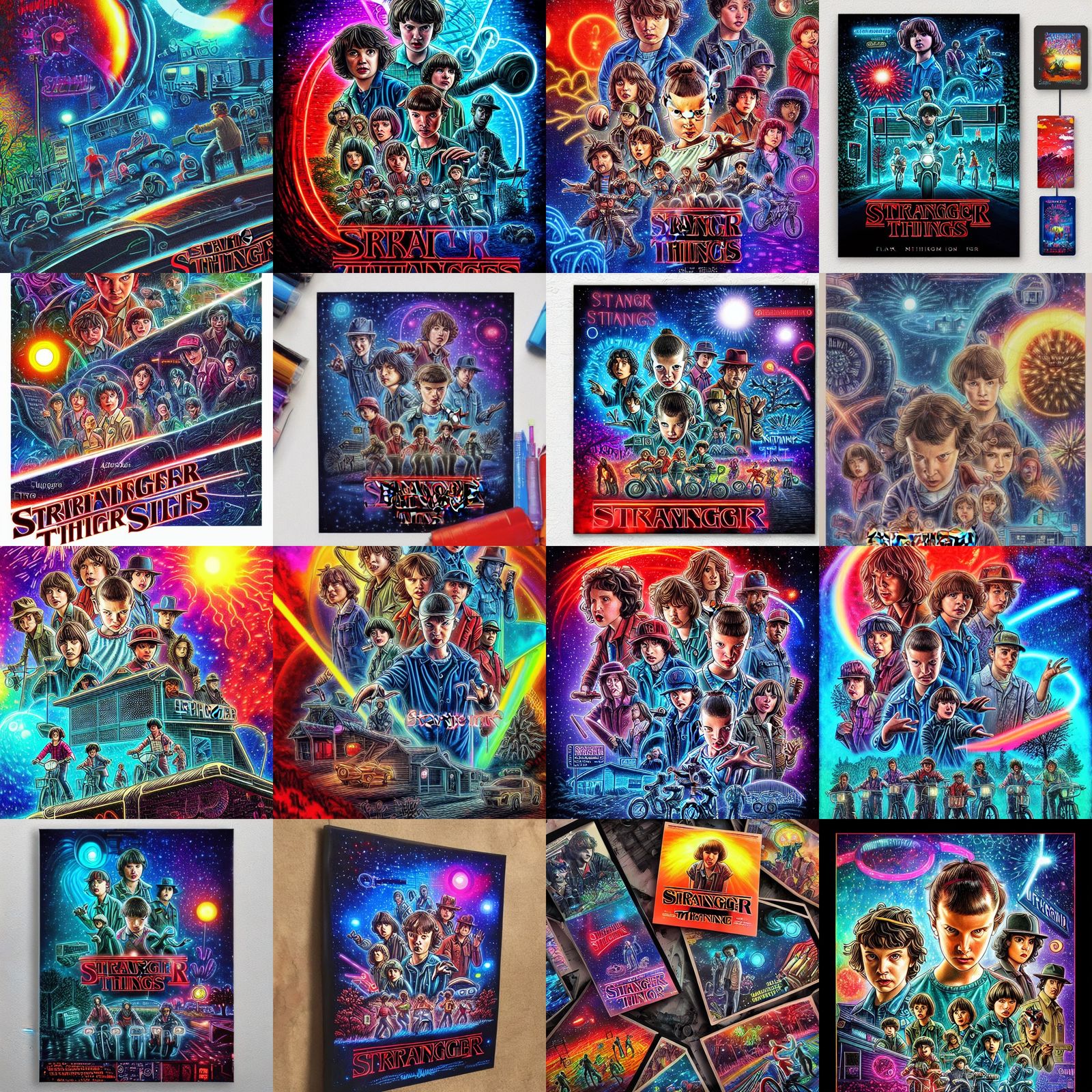 Retro Sci-Fi Fantasy in Biopunk Storybook Style