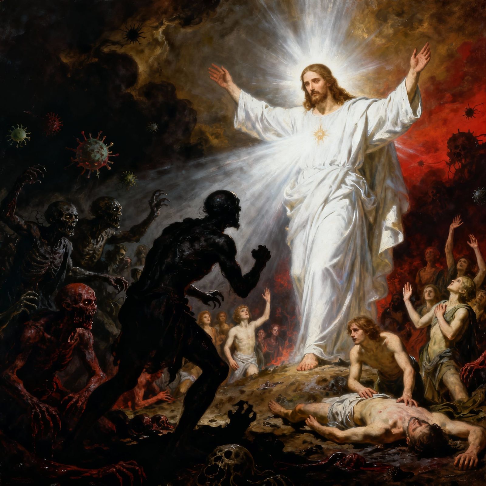 Jesus Triumphs Over Sin and Disease as Light Dispels Darknes...