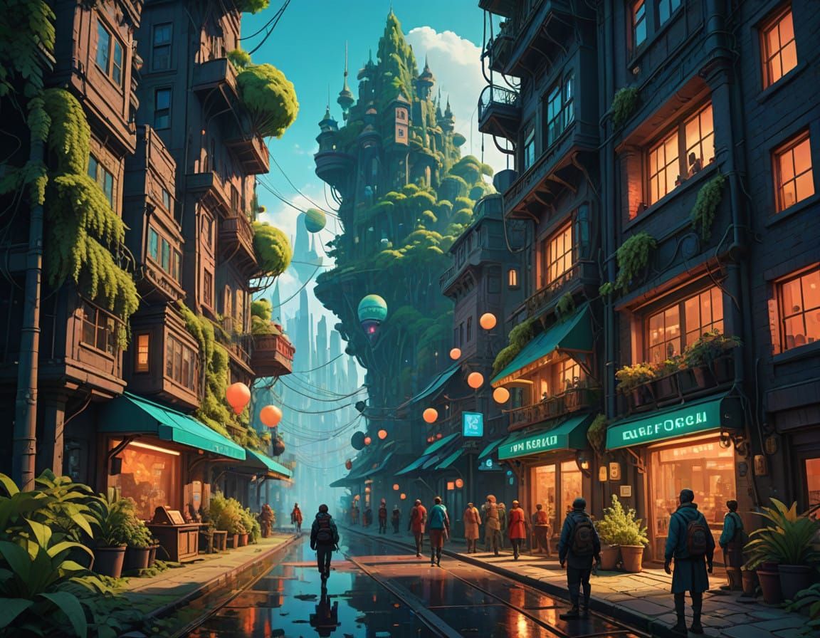 Vibrant Dreamworld Community Unites Amidst Lush Architecture