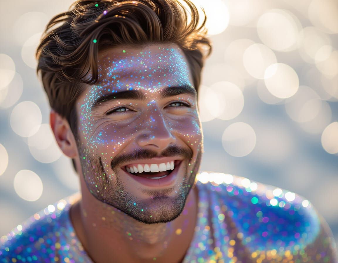 Adam loves glitter