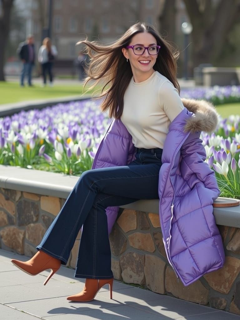 Spring Beauty in a Vibrant Coat