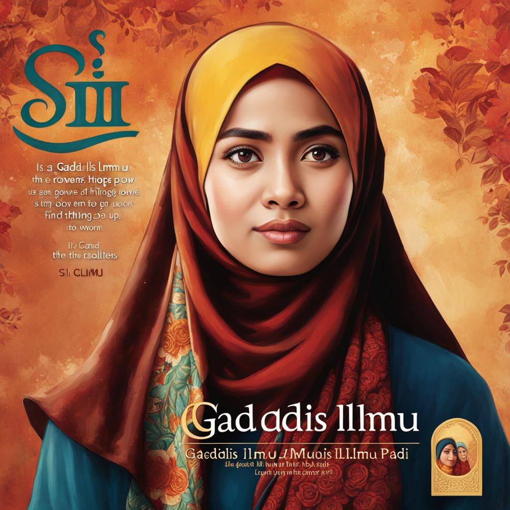 Young Woman's Courage in the City: Matte Painting