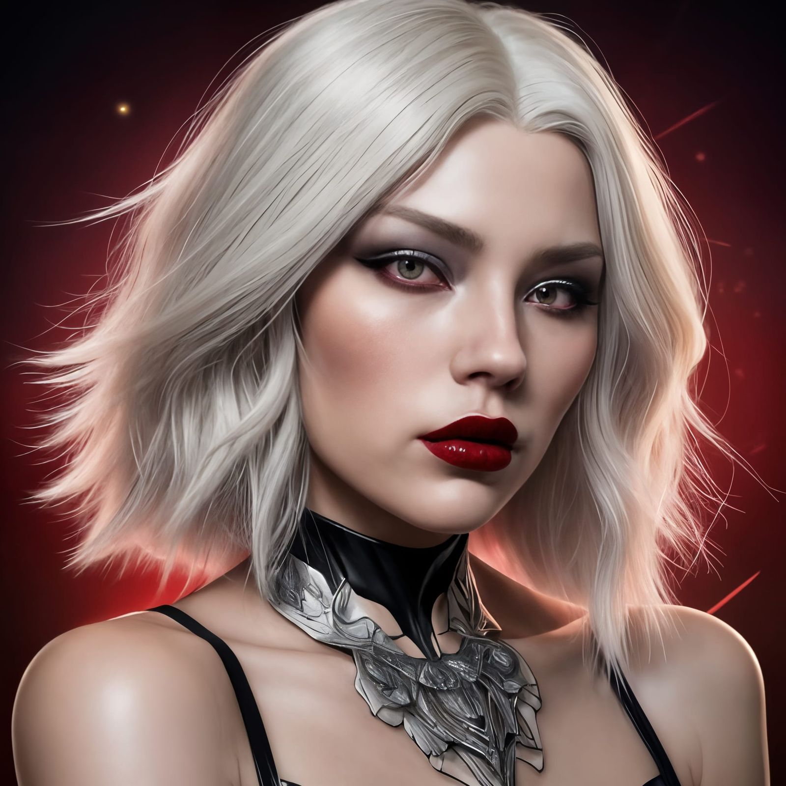 Stunning Fashion Model in Hyper-Realistic Concept Art